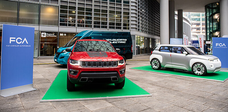 Fiat Chrysler Automobiles (FCA) ist einer der Hauptdarsteller der Messe